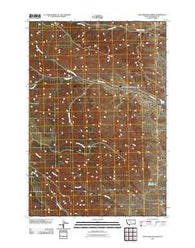 Hollowwood Creek Montana Historical topographic map, 1:24000 scale, 7.5 X 7.5 Minute, Year 2011