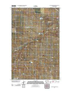 Holzhey Reservoir Montana Historical topographic map, 1:24000 scale, 7.5 X 7.5 Minute, Year 2011