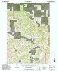Home Creek Butte Montana Historical topographic map, 1:24000 scale, 7.5 X 7.5 Minute, Year 1995