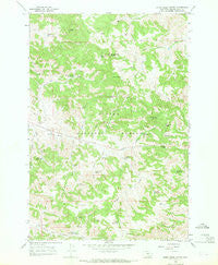 Home Creek Butte Montana Historical topographic map, 1:24000 scale, 7.5 X 7.5 Minute, Year 1966