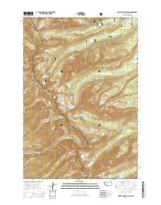 Homer Youngs Peak Montana Current topographic map, 1:24000 scale, 7.5 X 7.5 Minute, Year 2014