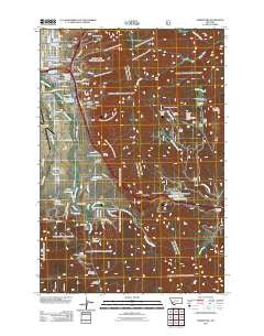 Homestake Montana Historical topographic map, 1:24000 scale, 7.5 X 7.5 Minute, Year 2011