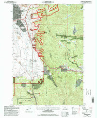 Homestake Montana Historical topographic map, 1:24000 scale, 7.5 X 7.5 Minute, Year 1996