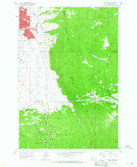 Homestake Montana Historical topographic map, 1:24000 scale, 7.5 X 7.5 Minute, Year 1963