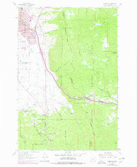 Homestake Montana Historical topographic map, 1:24000 scale, 7.5 X 7.5 Minute, Year 1963