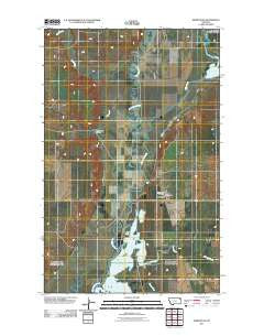 Homestead Montana Historical topographic map, 1:24000 scale, 7.5 X 7.5 Minute, Year 2011