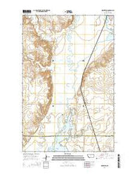 Homestead Montana Current topographic map, 1:24000 scale, 7.5 X 7.5 Minute, Year 2014