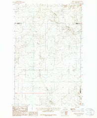 Homestead NW Montana Historical topographic map, 1:24000 scale, 7.5 X 7.5 Minute, Year 1983