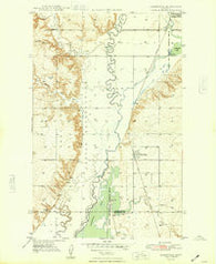Homestead Montana Historical topographic map, 1:24000 scale, 7.5 X 7.5 Minute, Year 1948