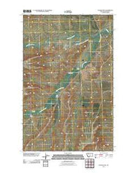 Hoodoo Hill Montana Historical topographic map, 1:24000 scale, 7.5 X 7.5 Minute, Year 2011