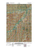 Hoodoo Hill Montana Historical topographic map, 1:24000 scale, 7.5 X 7.5 Minute, Year 2011