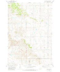 Hooky Dam Montana Historical topographic map, 1:24000 scale, 7.5 X 7.5 Minute, Year 1981