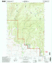 Hoover Spring Montana Historical topographic map, 1:24000 scale, 7.5 X 7.5 Minute, Year 1995
