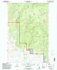 Hoover Spring Montana Historical topographic map, 1:24000 scale, 7.5 X 7.5 Minute, Year 1995