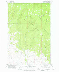 Hoover Spring Montana Historical topographic map, 1:24000 scale, 7.5 X 7.5 Minute, Year 1972