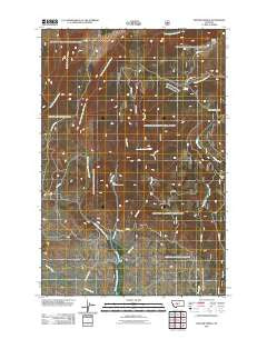 Hoover Spring Montana Historical topographic map, 1:24000 scale, 7.5 X 7.5 Minute, Year 2011