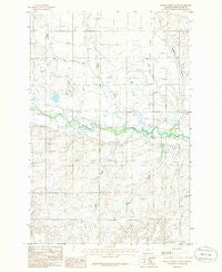 Hopley Creek South Montana Historical topographic map, 1:24000 scale, 7.5 X 7.5 Minute, Year 1986
