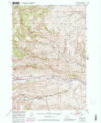 Hoppers Montana Historical topographic map, 1:24000 scale, 7.5 X 7.5 Minute, Year 1951