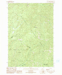 Horse Creek Pass Montana Historical topographic map, 1:24000 scale, 7.5 X 7.5 Minute, Year 1991