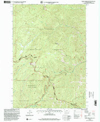 Horse Creek Pass Montana Historical topographic map, 1:24000 scale, 7.5 X 7.5 Minute, Year 1998