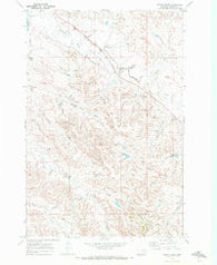 Horse Creek Montana Historical topographic map, 1:24000 scale, 7.5 X 7.5 Minute, Year 1969