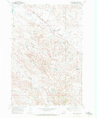 Horse Creek Montana Historical topographic map, 1:24000 scale, 7.5 X 7.5 Minute, Year 1969