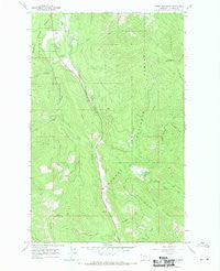 Horse Mountain Montana Historical topographic map, 1:24000 scale, 7.5 X 7.5 Minute, Year 1966