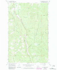 Horse Mountain Montana Historical topographic map, 1:24000 scale, 7.5 X 7.5 Minute, Year 1966