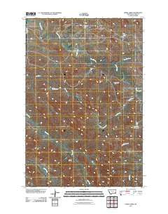 Horse Creek Montana Historical topographic map, 1:24000 scale, 7.5 X 7.5 Minute, Year 2011