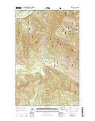 Horse Hill Montana Current topographic map, 1:24000 scale, 7.5 X 7.5 Minute, Year 2014