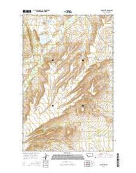 Horse Lake Montana Current topographic map, 1:24000 scale, 7.5 X 7.5 Minute, Year 2014