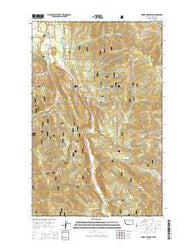 Horse Mountain Montana Current topographic map, 1:24000 scale, 7.5 X 7.5 Minute, Year 2014