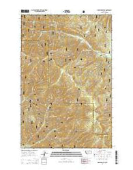Horsehead Peak Montana Current topographic map, 1:24000 scale, 7.5 X 7.5 Minute, Year 2014