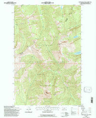 Horseshoe Peak Montana Historical topographic map, 1:24000 scale, 7.5 X 7.5 Minute, Year 1994