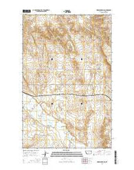 Horseshoe Basin Montana Current topographic map, 1:24000 scale, 7.5 X 7.5 Minute, Year 2014