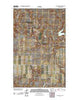 Horseshoe Lake Montana Historical topographic map, 1:24000 scale, 7.5 X 7.5 Minute, Year 2011