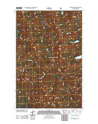 Horseshoe Peak Montana Historical topographic map, 1:24000 scale, 7.5 X 7.5 Minute, Year 2011