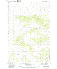 Horsethief Creek Montana Historical topographic map, 1:24000 scale, 7.5 X 7.5 Minute, Year 1979