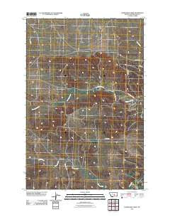 Horsethief Creek Montana Historical topographic map, 1:24000 scale, 7.5 X 7.5 Minute, Year 2011