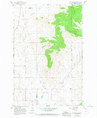 Hot Springs NE Montana Historical topographic map, 1:24000 scale, 7.5 X 7.5 Minute, Year 1964
