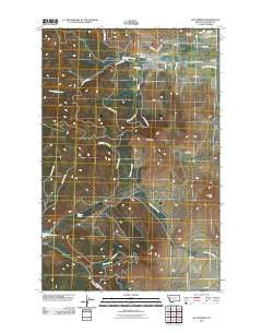 Hot Springs Montana Historical topographic map, 1:24000 scale, 7.5 X 7.5 Minute, Year 2011