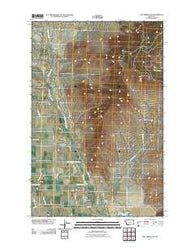 Hot Springs NE Montana Historical topographic map, 1:24000 scale, 7.5 X 7.5 Minute, Year 2011