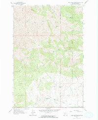 Hound Creek Reservoir Montana Historical topographic map, 1:24000 scale, 7.5 X 7.5 Minute, Year 1961