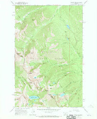 Howard Lake Montana Historical topographic map, 1:24000 scale, 7.5 X 7.5 Minute, Year 1966