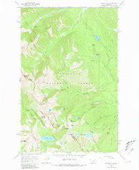 Howard Lake Montana Historical topographic map, 1:24000 scale, 7.5 X 7.5 Minute, Year 1966