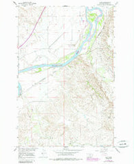 Hoyt Montana Historical topographic map, 1:24000 scale, 7.5 X 7.5 Minute, Year 1967