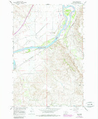 Hoyt Montana Historical topographic map, 1:24000 scale, 7.5 X 7.5 Minute, Year 1967
