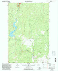 Hubbart Reservoir Montana Historical topographic map, 1:24000 scale, 7.5 X 7.5 Minute, Year 1994