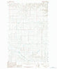 Hubert Hill SE Montana Historical topographic map, 1:24000 scale, 7.5 X 7.5 Minute, Year 1984