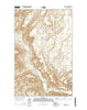 Hubert Hill Montana Current topographic map, 1:24000 scale, 7.5 X 7.5 Minute, Year 2014